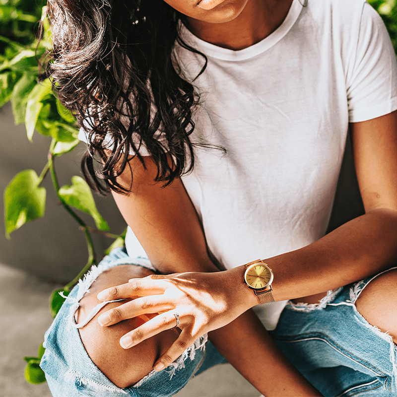 Michelle 2025 gold watch